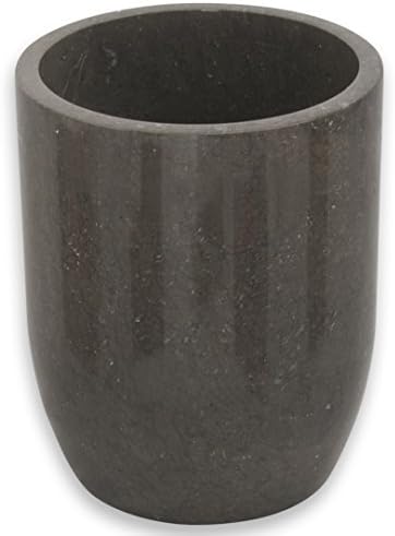 Creative Home Genuine Charcoal Marble Stone Waste Basket/Trash Can