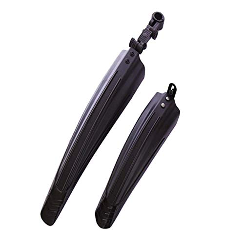 SUPERLOVE Garde-Boue Avant Et Arrière pour VTT, Garde-Boue De Vélo,Ensemble Vélo De Montagne Avant Et Arrière Boue Garde Portable Réglable Vélo Fender pour VTT