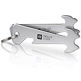 ✅ EINKAUFSWAGENLÖSER: Mal wieder keinen Plastik-Chip oder Kleingeld zur Hand? Unser Einkaufswagenchip ist immer griffbereit und löst zuverlässig alle Frontlader-Einkaufswagen ohne stecken zu bleiben. Nach Entsperren des Einkaufswagens können Sie Ihren gesamten Schlüsselbund einfach abziehen.