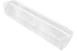 PLPLAAOO Varitas de Cristal curativas Puntos de Cuarzo, Transparente Cristal Natural, Natural Varitas de Cristal Curativas, Cristales Curativos Varita de Pulido Piedras, Barras de Prisma Facetadas