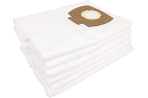 NIUZEMYKO 6X Dust Bag Fleece Compatible with Mirka DE 1025 L 1230 Vacuum Dust Extractor Machine - 8999000211