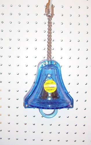 Mega Bell Bird Toy Parrots Macaws Cockatoos Extra Large 12" L W/chain & Link