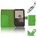 Produktbild Xtra-Funky Exklusiv PU-Leder-Geldbörse Buch Folio-Stil Fall für Amazon Kindle 3 (Schwarz 6 "E-Ink-Display-Tastatur-Modell) mit dem Klipp auf Robotik Klapp Licht - Grün