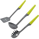 longlisheng 3 piezas Juego de/de nailon para espaguetis espátula de cocina con m