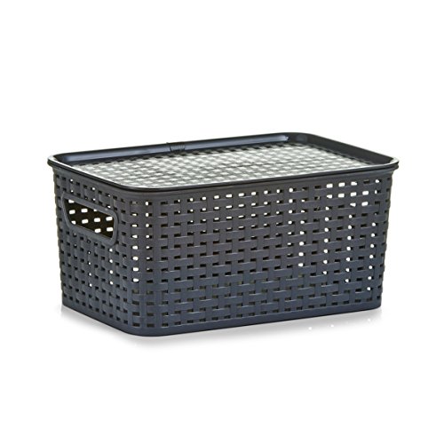 Preisvergleich Produktbild Zeller 13105 Stapelbox mit Deckel, Kunststoff, grau