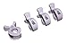 Pram Pegs - Easily Secure Muslin Cloth or Toys to your Pram Neutral White