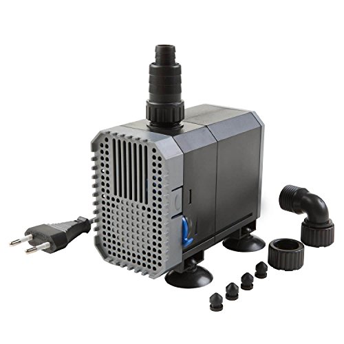 Filterpumpe bis 2000l/h 35W Energiespar Eco- Teichpumpe Pumpe Bachlaufpumpe Koiteich … - 2