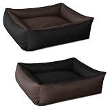 Mercancía de marca y valor BedDog 2en1 MAX Duo Marron/Negro XXL Aprox. 120X85cm colchónpara Perro, 5 Colores, Cama, sofá, Cesta para Perro