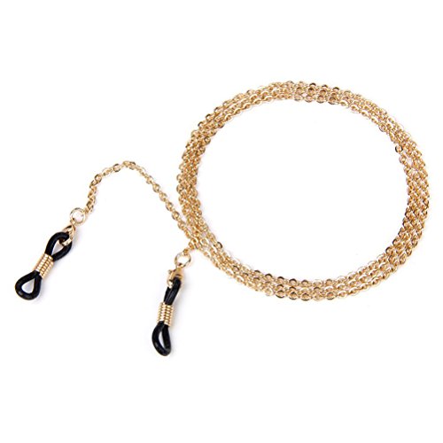 Preisvergleich Produktbild VORCOOL Brillenbänder Brillenketten (Rotgold)