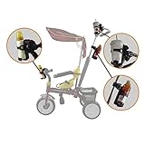 Latinaric Schwarz Fahrrad Kinderwagen Flaschenhalter Getränkehalter Becherhalter Milchflaschenhalter - 7