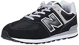 Kinder New Balance Pc574v1, Unisex-Kinder Sneaker, Schwarz (Black/grey), 33 EU (1 UK)