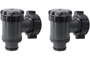 EPHEYFIF Schwimmbad-Filterpumpe, Kolbenventil, Ein-/Aus-Schalter, kompatibel mit 38 mm Schlauchanschlüssen für oberirdische Pools, Pool-Filterpumpen-Steuerventil, Ersatzteil (2 Stück)