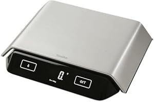 TERRAILLON - SUPREME - Balance de cuisine électronique Professionnelle, Large plateau Inox, IP52, Grand écran LCD, Capacité 10 kg, Graduation 2 à 10g, Inox