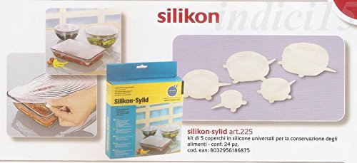 Kit 5 Deckeln Silikon Universal ausziehbar - 3