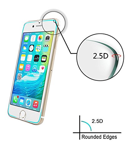 iPhone 8 Screen Protector,Yootech [2-Pack] iPhone 8/7 Tempered Glass Screen Protector for Apple iphone 8,7,iphone 6/6s