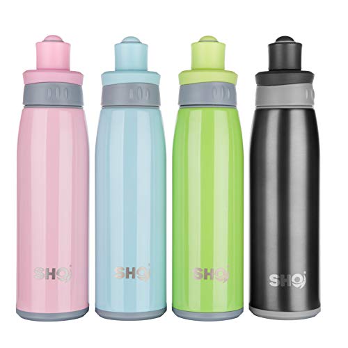 SHO Sports Bottle - Ultimate Vacuum Insulated Stainless Steel Sports Bottle & Water Bottle - 12 Hour SHO Sports Bottle - Ultimate Vacuum Insulated Stainless Steel Sports Bottle & Water Bottle - 12 Hour