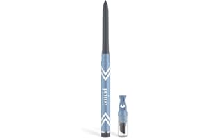 Prime Prometics PrimeEyes Glide Eyeliner for Mature Women – Waterproof, Long-Stay and Mess-Proof – Gel Cream Texture, Discreet Sharpener and Effective Smudger (Smoky)