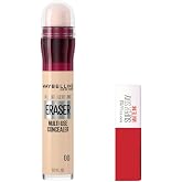 Maybelline New York Instant Anti Age Eraser Kapatıcı 00 Ivory &amp; Mini Super Stay Matte Ink Likit Mat Ruj 20 Pioneer Makyaj Set