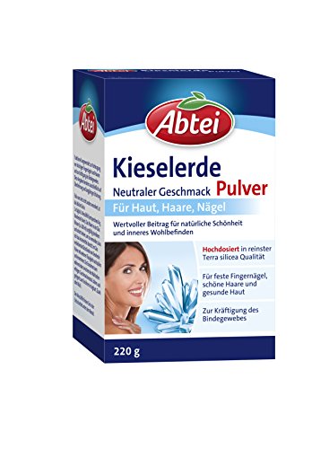 Preisvergleich Produktbild Abtei Kieselerde Pulver geschmacksneutral, 1-er Pack (1 x 220 g)
