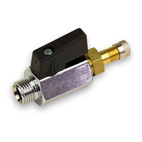 Speck Lufthahn Lufthähnchen 1/ 4 Zoll Belüftungsventil mit Autoventil für Heider Druckkessel Wassertank Zubehör