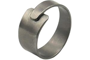 Antica Fucina Rho - Adjustable Ring in Pure Titanium | Fine and Essential - Metal Thickness 0.8 mm | Craftsmanship 100% Made in Italy | Unisex | Assyrian, 57-67 mm, Titanium)