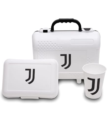 Juventus Gadget Ufficiali Ntus Ufficiale - Set Box Lunch E Tazza Per Bambini Porta Merenda Juve - 3