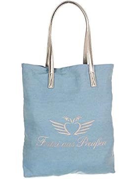 Fritzi aus Preußen Einkaufstasche Merle light blue rose