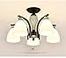 Produktbild DECORATZ Pastorale Keramik Wohnzimmer LED Deckenleuchte, Schmiedeeisen 10/8/6/5 / 3Lights (Durchmesser * 92/80/78 / 60cm) Einfache Moderne Schlafzimmer Arbeitszimmer Leuchte-5Heads