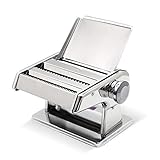 ▲ Estable y fácil de enrollar: abrazadera de mesa libre para fijar de forma segura la estabilidad de la máquina durante el uso; Manivela práctica y extraíble, un giro suave hace que enrollar la pasta sea tan fácil.