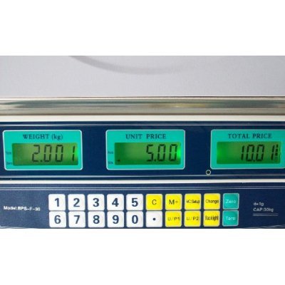 30kg/1g BPSF30/1 Preiswaage Marktwaage Ladenwaage - 6