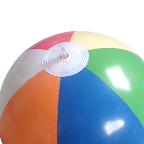 12 „aufblasbare Schwimm / Pool-Party Wasserball 6 Farben Gemischt - 6