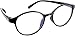 BLUTECH Selfie Full Rim Round Unisex Sun Glasses & Spectacles Frame Round Sunglasses (Clear) RS.250.00