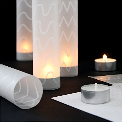 beneart® Transparentpapier DIN A4, 100 Blatt, Premium Qualität 100 g/m², transparentes Design, bedruckbar, Farbe weiß, Bastelpapier, Hochzeitseinladung, Einladungskarten, Geschenkkarten, Briefumschlag - 5