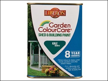 Preisvergleich Produktbild LIBERON Schuppen und Building Paint 1L Farbe Grünkohl