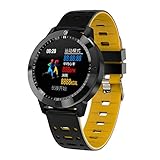 ZYQHY Fahrrad-Fitness-Tracker, Bluetooth-Smartwatch mit Herzfrequenz, Blutdruck, Sauerstoff, Sport, Smart-Armbanduhr, 3,3 cm Touchscreen für Smartphones