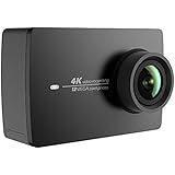 YI 4K Action Kamera 4K/30fps Videoaufnahme 12MP ActionCam mit 155° Weitwinkel 5,56 cm (2,2 Zoll) LCD Touchscreen, Wifi und App für Smartphone, Sprachbefehl - schwarz