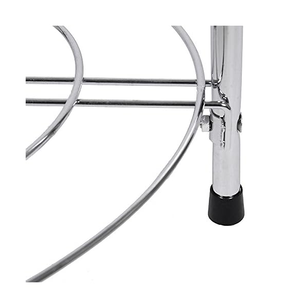 Chef Vida Five Tier Kitchen Pan Stand, Metal, Silver - Image 6