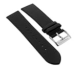 Junghans MEGA SOLAR Ersatzband | Uhrenarmband 21mm | Leder schwarz 32411