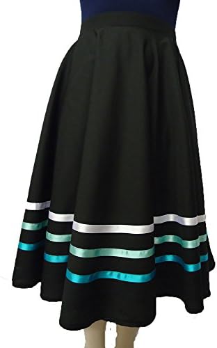 Character Skirt with Marine Blue Ribbons