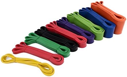 Fitness Exercise Bands For Workout Training Tape with 4PCS / set LNAG