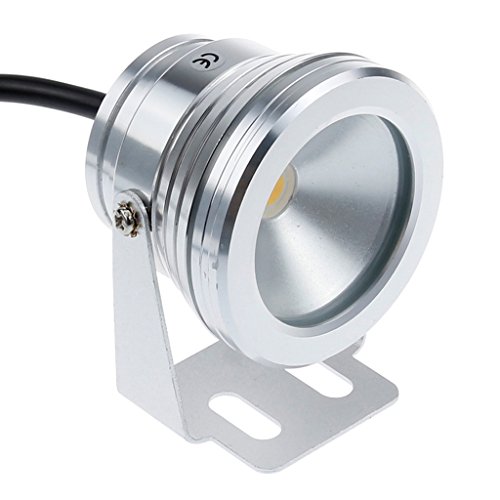 Bloomwin 12V 10W Warmweiß Teichlampen IP68 Poolbeleuchtung Teichbeleuchtung Unterwasserbeleuchtung für Teich, Brunnen, Pool, Gartenteich - 3