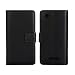 Produktbild UKDANDANWEI Sony Xperia M Hülle - Book-Style Wallet Case Flip Cover Etui Tasche Case mit Standfunktion Für Sony Xperia M C1904 C1905 Schwarz