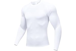 Towintec Maglietta a Compressione da Uomo Maglia Manica Lunga Camicia Asciugatura Rapida Traspirante Maniche Lunghe Maglietta Termica da Corsa Palestra Ciclismo Fitness Allenamento Sportiva Shirt