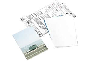 IDPRT Confezione da 20 photo card ZINK 2x3" (51x76 mm) retro adesivo compatibile Xiaomi Kodak HP Canon