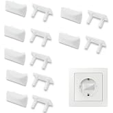 15 Pieces Plug Protector for Babies and Children, Plug Lock for Children, Safety Kit for Plug Covers, Ideal for Protecting Ch
