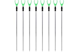 Nagoyuki 8 Stücke Verstellbarer Metall Angel Ruten Halter mit Festem Rahmen Angel Ruten Halter Angel Zubehör