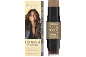 SEVICH Stick per ritocchi radice a doppia estremità, impermeabile, per linee sottili e copertura grigia, correttore per cuoio capelluto non appiccicoso, con cera d'api, volume istantaneo e aspetto