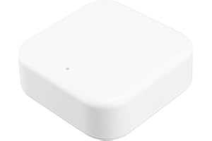 Geieold WiFi Gateway Bridging Hub, Bluetooth Remote Control Fingerprint Password Smart Electronic Door Lock Home Bridge Ttlock App Control Gateway Hub