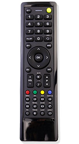 ALLIMITY Télécommande de Remplacement pour HANNspree TV HSG1051 HSG1066 HSG1067 HSG1074 HSG1076 HSG1076 HSG1101 HSG1113 HSG1116 HSG1116 HSG1139 HSG1142 HSG1142 SJ28DMB