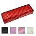 Teenxful Luxury PU Leather Soft Hand Rest Cushion Pillow Nail Art Design Manicure Care Treatment Salon Tool Red